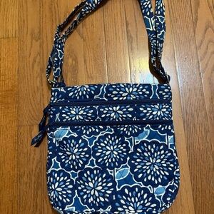 Vera Bradley Floral Blue Crossbody Bag